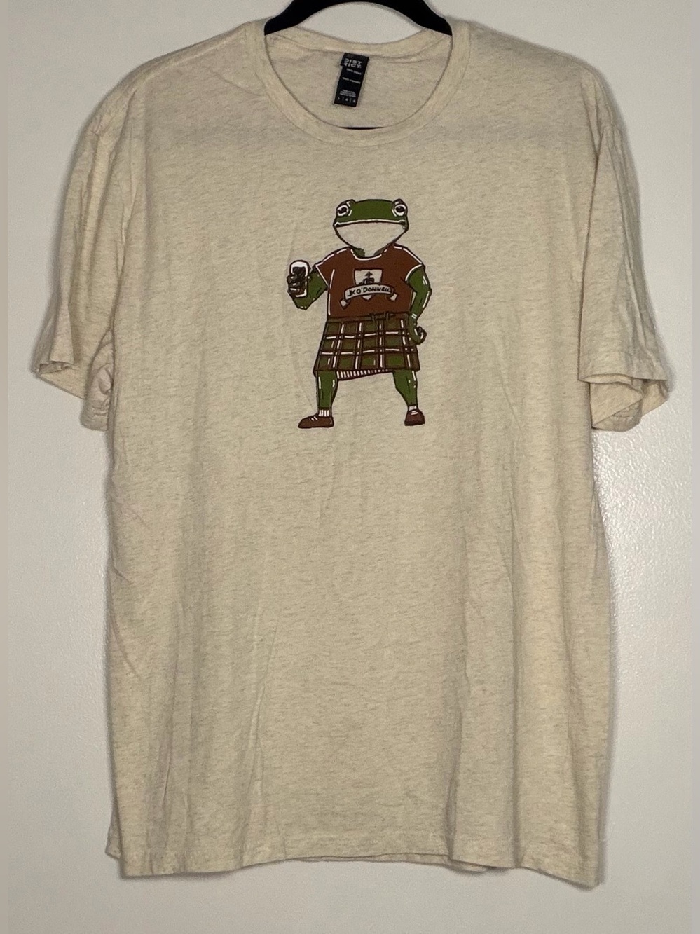 JK O’Donnell’s Cream Short-Sleeve Frog Graphic Tee